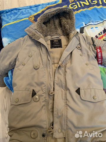 Парка куртка зима для мальчика alpha industries