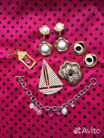 Винтажная бижутерия Америка 80-х