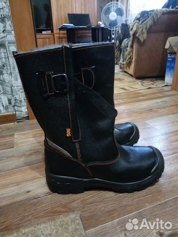 Кожаные сапоги