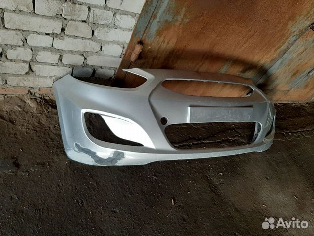 Бампер передний Хундай Солярис б