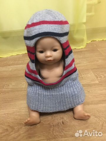 Шапка шлем Деми 4-5 лет