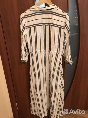 Льняное платье Zara S