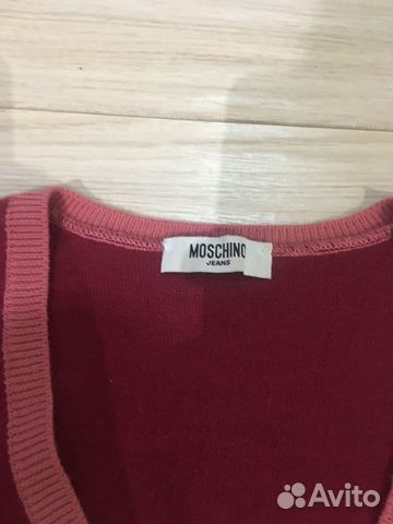 Moschino тёплая кофточка