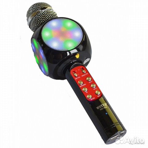 Караоке микрофон Wster WS-1816 черный