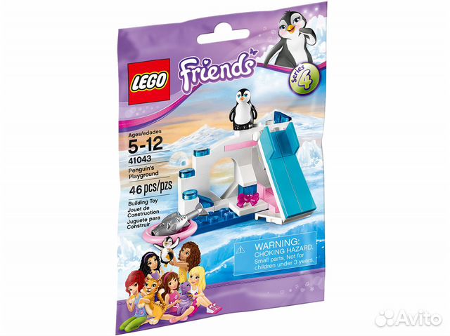 Новое Лего Friends 41043 площадка для пингвина Новое Лего Friends 41043 площадка для пингвина