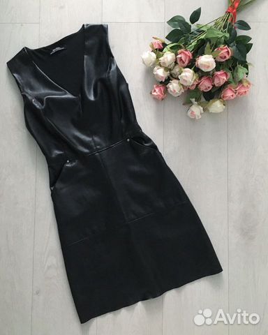 Платье/сарафан Bershka кожаное Платье/сарафан Bershka кожаное