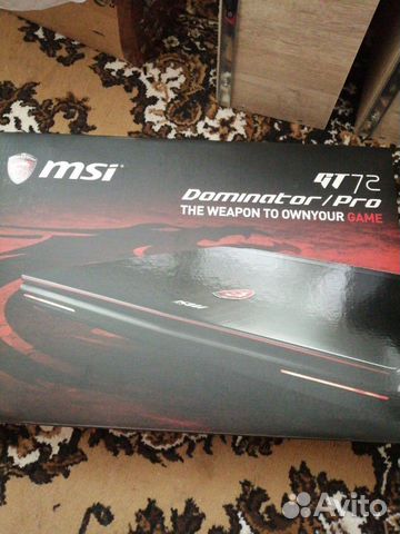 MSI Dominator ноутбук