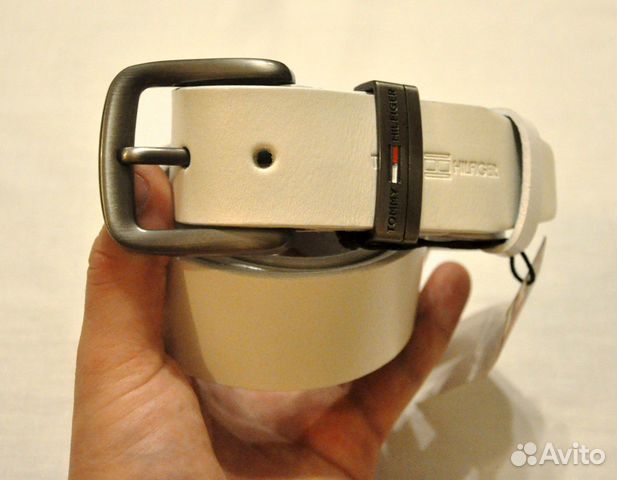 Мужской ремень / Tommy Hilfiger / новый (белый)
