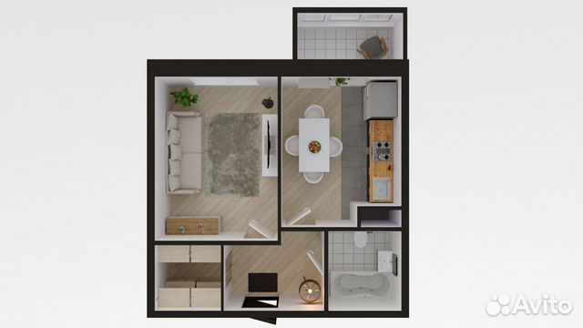 1-к квартира, 36.3 м², 9/19 эт.