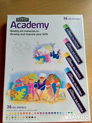 Пастель масленая Derwent Academy, новая Пастель масленая Derwent Academy, новая