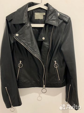Кожаная байкерская куртка косуха ASOS Кожаная байкерская куртка косуха ASOS