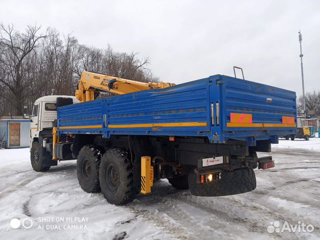Камаз 43118- бортовая с кму soosan, 2018г