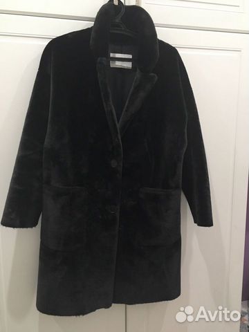 Меховое пальто Zara искусственная оверсайз Меховое пальто Zara искусственная оверсайз