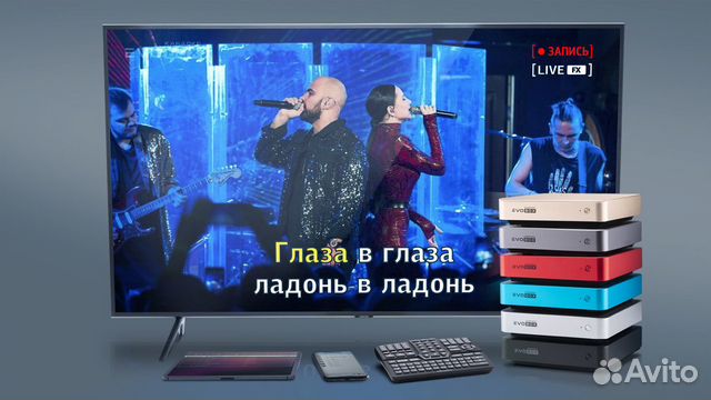 EvoBox evolution караоке золото+планшет в подарок EvoBox evolution караоке золото+планшет в подарок