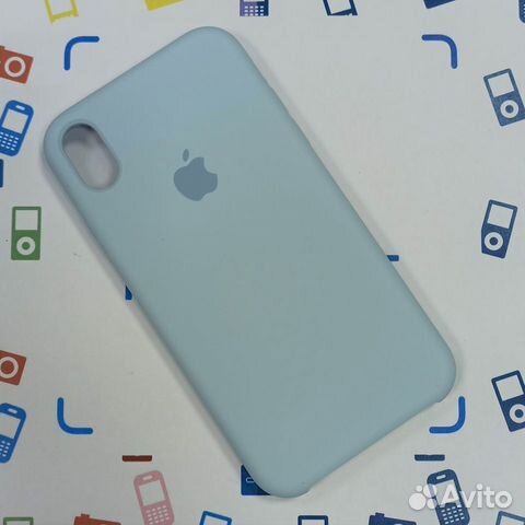 Чехол накладка iPhone XR Голубой