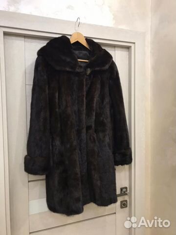Шуба норковая с капюшоном 52/54/56 размер Шуба норковая с капюшоном 52/54/56 размер