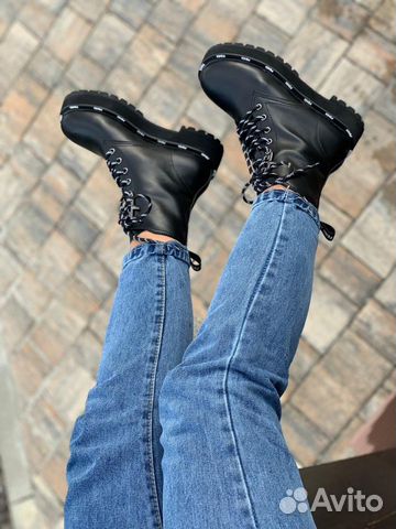 Ботинки Fendi с мехом Ботинки Fendi с мехом