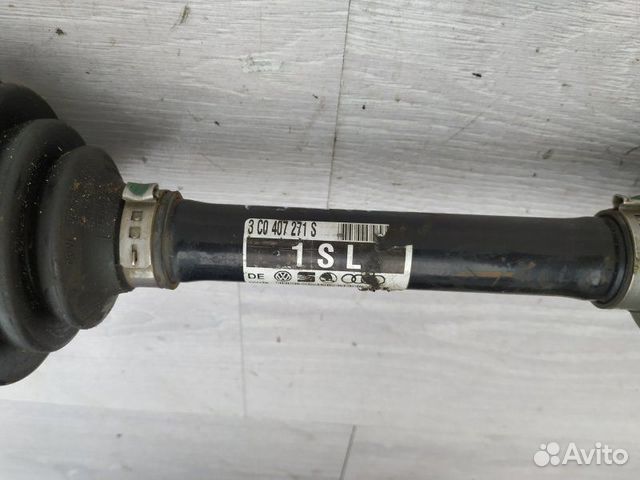 Полуось левая 3C0407271S VW Passat (B6) 2005-2010