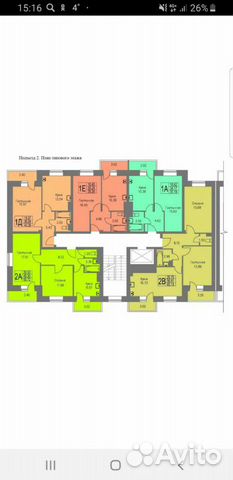 1-к квартира, 39 м², 7/8 эт.