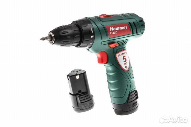 Аккумуляторная дрель-шуруповерт Hammer ACD12/2LE