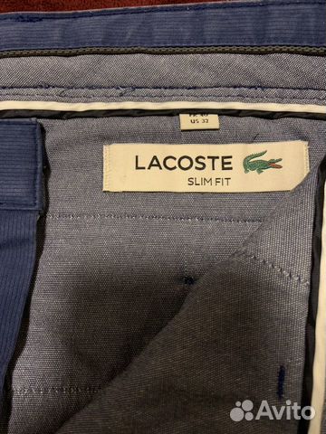 Брюки (чиносы) мужские Lacoste 40 размер slim fit Брюки (чиносы) мужские Lacoste 40 размер slim fit