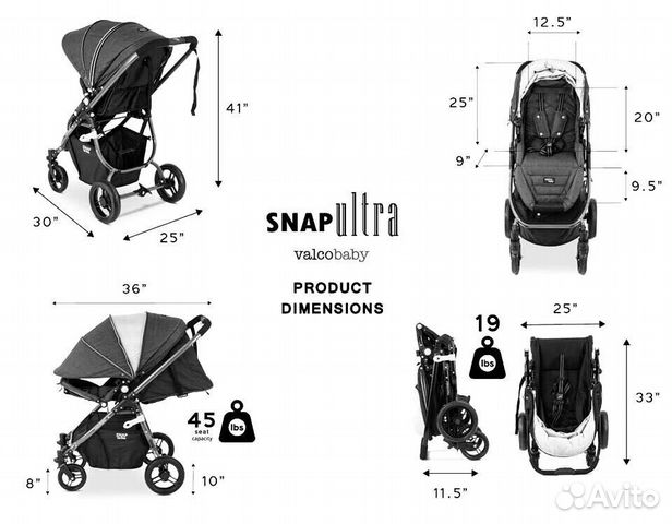 Коляска Valco baby snap 4 ultra tailormade night