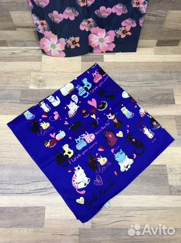 Новый женский шёлковый платок Gold Kashkha Новый женский шёлковый платок Gold Kashkha