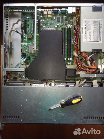Сервер 1U Сервер 1U E3-1270V2/32GB/1TBx4