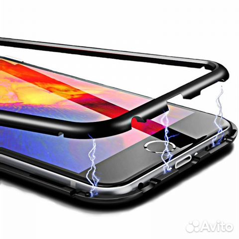 Магнитный чехол на iPhone Xs Max, XR, X, 7+8+