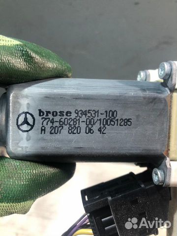 Мотор стеклоподъемника Mercedes C207 Мотор стеклоподъемника Mercedes C207