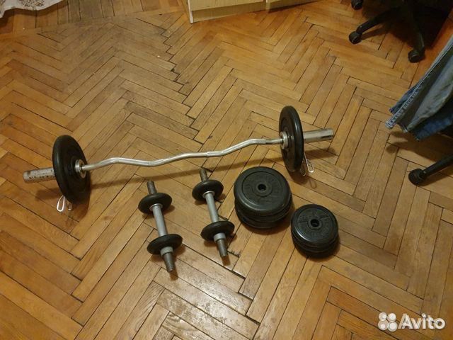 Гантели разборные 17.5 кг Гантели разборные 17.5 кг
