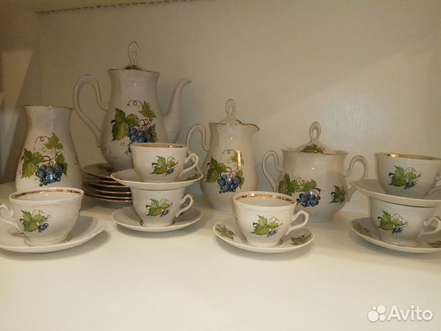 Сервиз кофейный, фарфоровый, пфз Сервиз кофейный, фарфоровый, пфз
