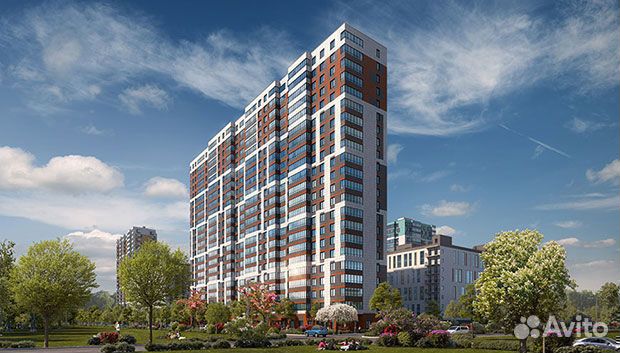 1-к квартира, 44.7 м², 12/19 эт. 1-к квартира, 44.7 м², 12/19 эт.