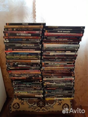 Коллекция фильмов на DVD 50 штук