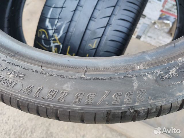 Летние шины б/у 255 35 19 Michelin Pilot Sport PS2