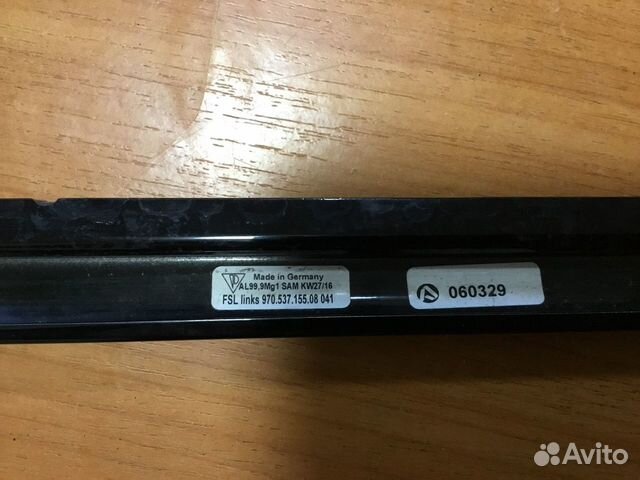 Молдинг стекла двери передний левый Панамера 970