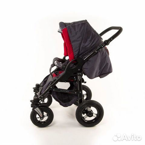 Коляска Tako Jumper X GT 2 в 1 графитовый/красный