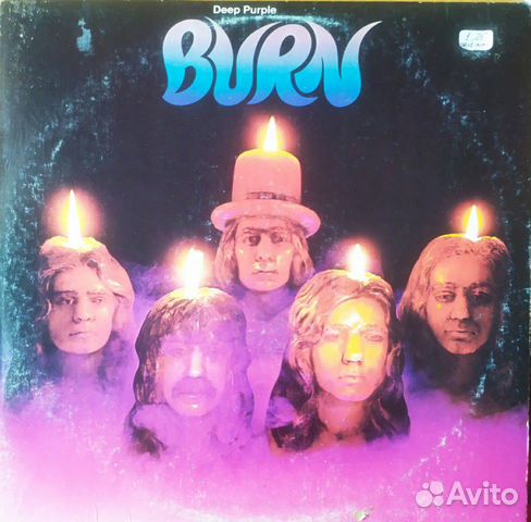 Deep Purple Burn 1974 USA Warner Vg/Ex