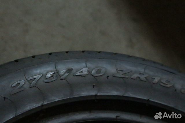 Летние шины 275 40 R19 Pirelli Pzero