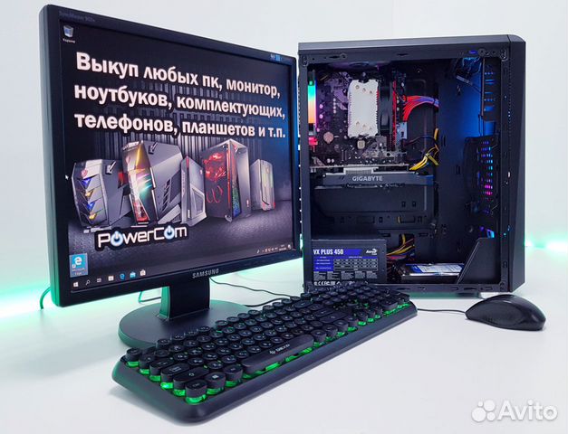 Игровой пк + монитор Игровой пк + монитор