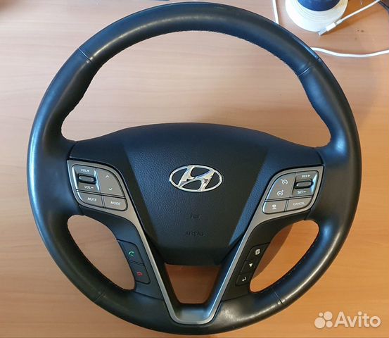 Руль чёрный Hyundai Santa Fee III DM Руль чёрный Hyundai Santa Fee III DM