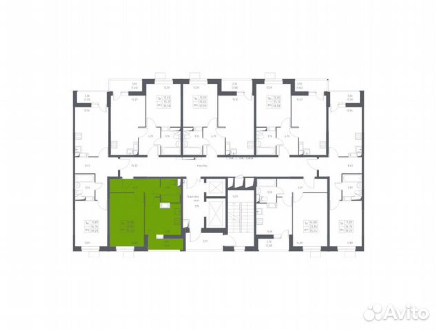 1-к квартира, 35.4 м², 10/17 эт.