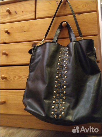 Сумка Zara Basic кожаная