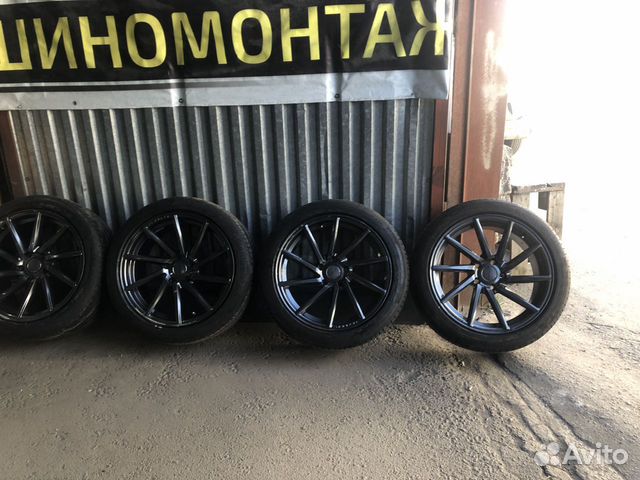 Vossen cvt r17 графит колеса новые в сборе