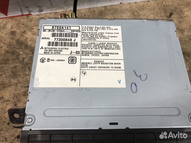 Штатная японская магнитола mmcs j03 лансер 10 Штатная японская магнитола mmcs j03 лансер 10