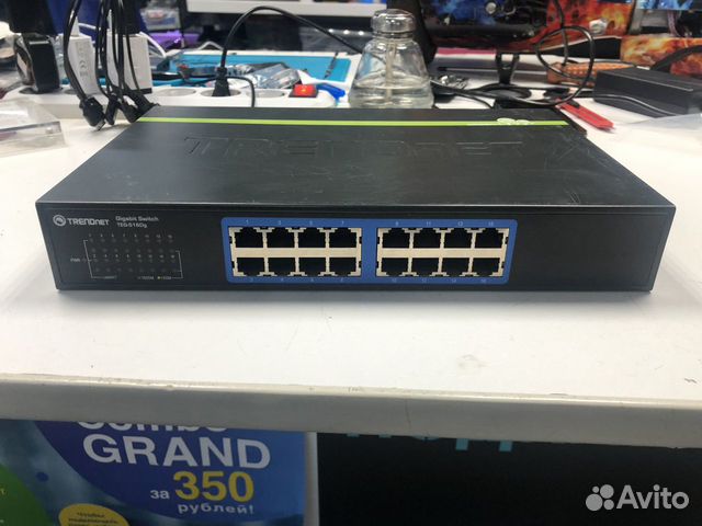 Коммутатор trendnet TEG-S16Dg