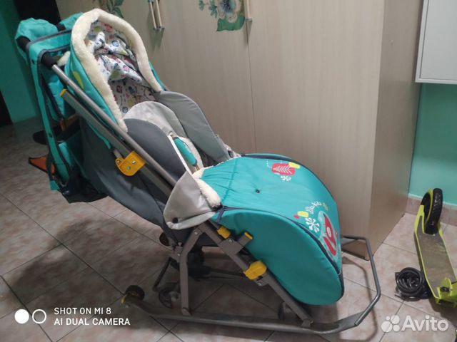 Коляска санки