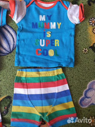 Летние комплекты на малыша, Mothercare, 9-12 мес Летние комплекты на малыша, Mothercare, 9-12 мес