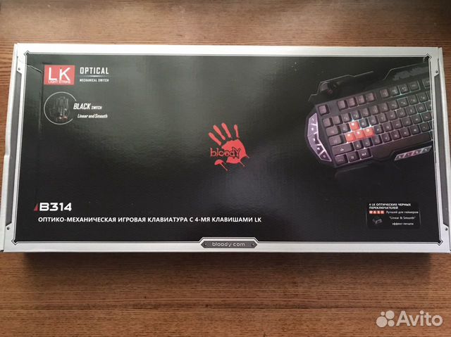 Игровая клавиатура A4Tech Bloody B314 Игровая клавиатура A4Tech Bloody B314