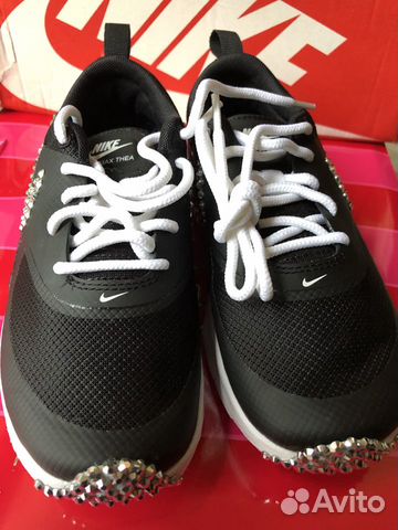Кроссовки Nike Air со стразами, новые, размер 31 Кроссовки Nike Air со стразами, новые, размер 31